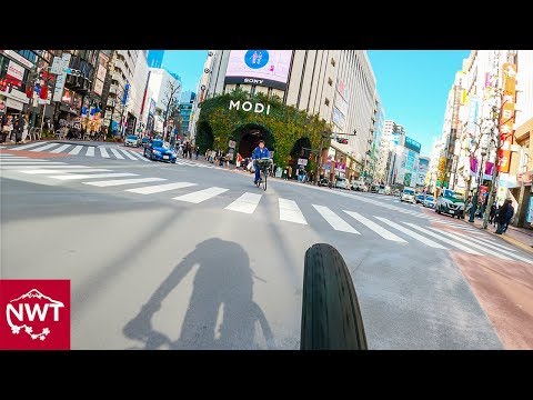 Tokyo Downtown Shibuya Bike Ride POV 4K