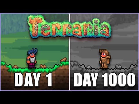 I spent 1000 days in Terraria Master Mode...