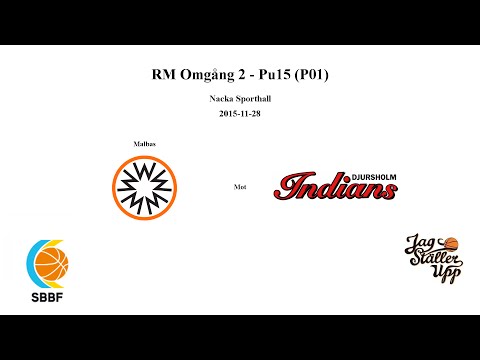 Malbas mot Djursholm Indians - RM Omgång 2 - 2015-11-28