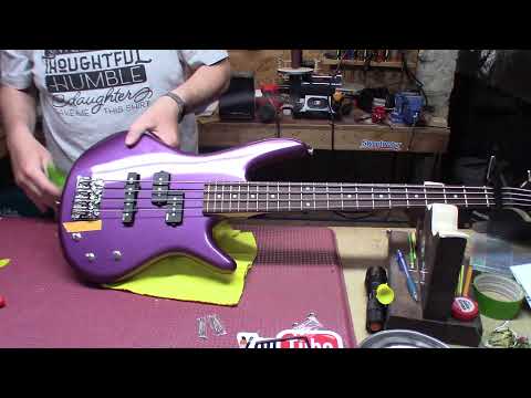 Ibanez Mikro Bass Gets EMG GZR PJ Pickups Episode 131Part 1