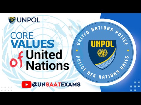What's are the Core Values of the United Nations ?