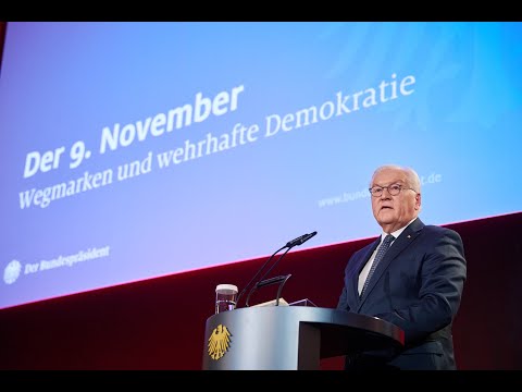 Rede des Bundespräsidenten zum 9. November