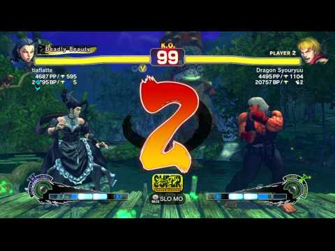 SSFIVAE~ Rose (tiaflatte) vs.  Ken (Dragon Syouryuu) HD