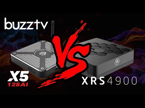 Buzztv XRS4900 VS X5 128AI | Comparison Video | Basics on Which is better
