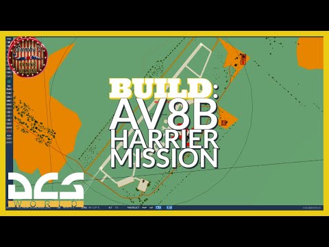 Building a Harrier A2G mission in the DCS World Mission Editor
