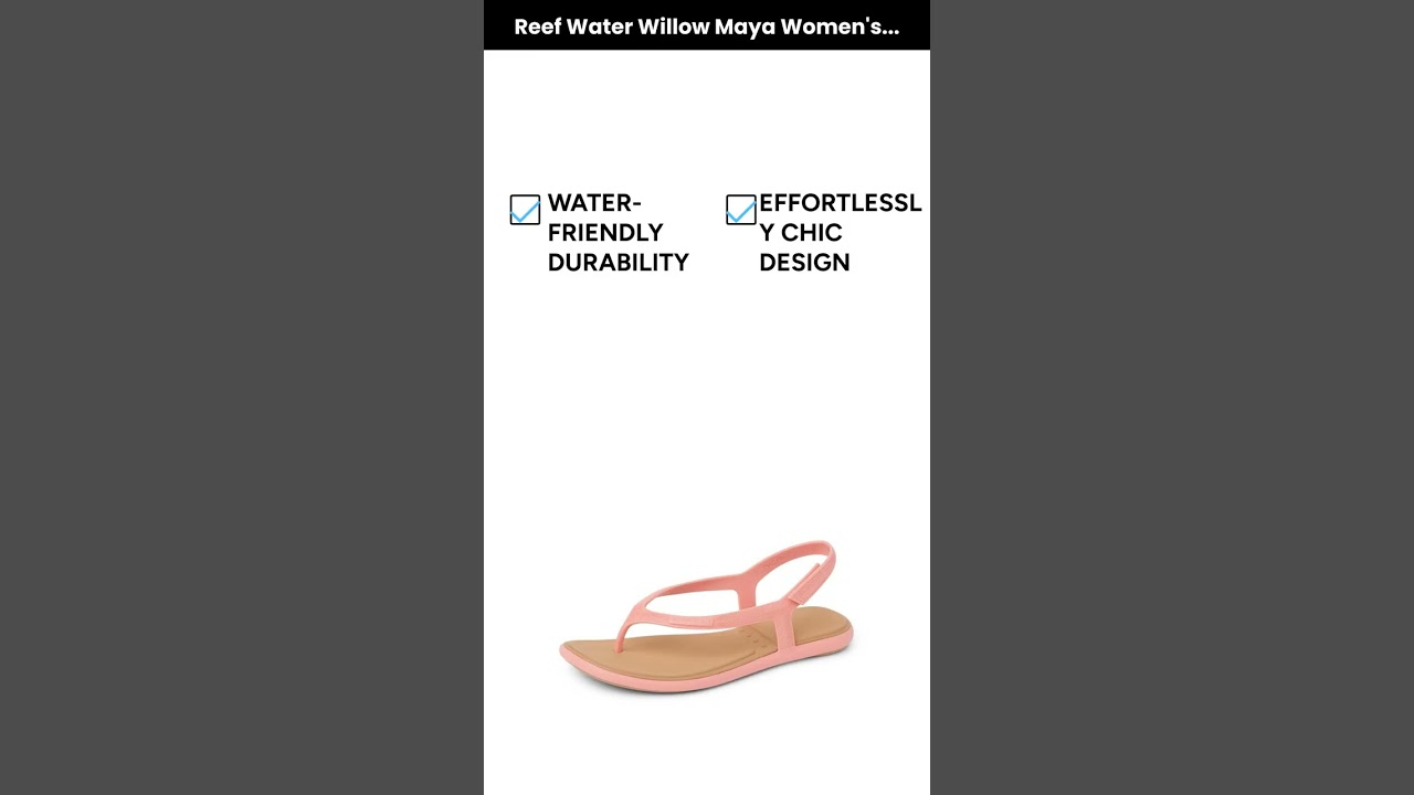Watch Reef Water Willow Maya Women's Sandals video