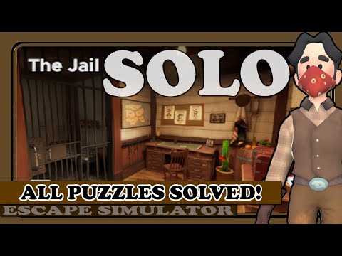 THE JAIL (All Puzzles Solved!) in Escape Simulator (DLC) | Full Commentary & Walkthrough!