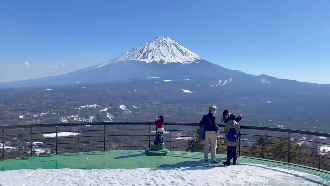 Behold the vista of Mt. Fuji from the scenic heights of Koyodai.