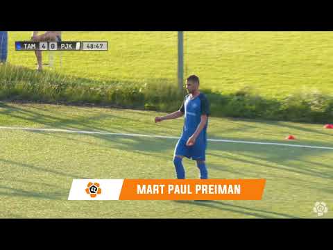 6. voor 2020: Tartu JK Tammeka U21 - Pärnu Jalgpalliklubi 6:1 (2:0)