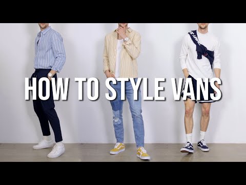 Part of a video titled 12 New Ways To Style Vans This Spring & Summer - YouTube