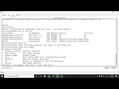 Configuring DHCPv4 on a Cisco Router