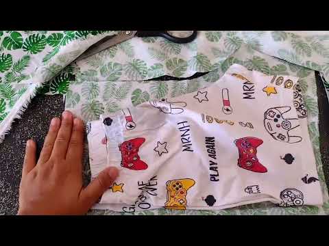 Corte e costura de short infantil! Muito fácil e rápido!!