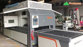 Giới thiệu chi tiết máy chà nhám bắn cát xả lông, xả sơn lót