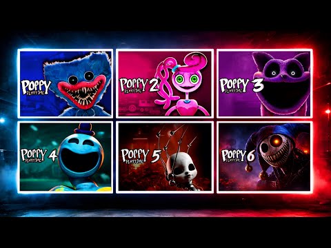 Poppy Playtime Chapter 1 2 3 4 5 6 Full Gameplay Walkthrough All Endings No Commentary 4K