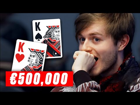 Poker Player Can WIN €500,000 with POCKET KINGS ♠️ Best Poker Clips ♠️ PokerStars