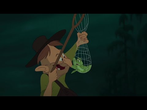 Caçando sapos | A Princesa e o Sapo (2009) Fantasia, Cena HD