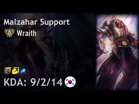 Malzahar Support vs Miss Fortune - Wraith - KR Challenger Patch 7.7