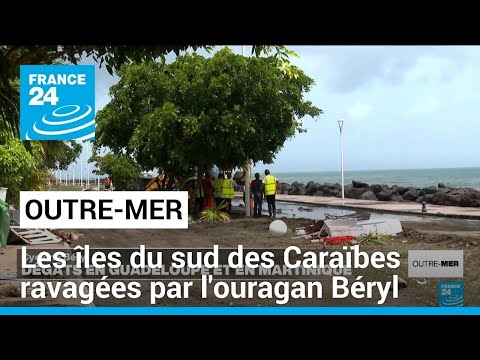 Les îles du sud des Caraïbes ravagées par l'ouragan Béryl