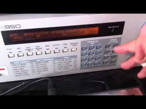 Akai s950 sequencing with Korg Electribe Er-1