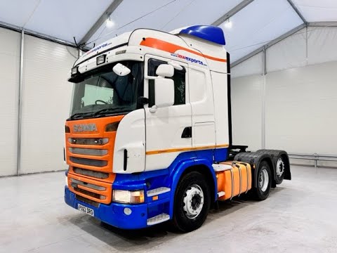 PX62 DRO - Scania R440 Rear Lift Highline Tractor Unit Manual PDE | Law Truck Centre UK