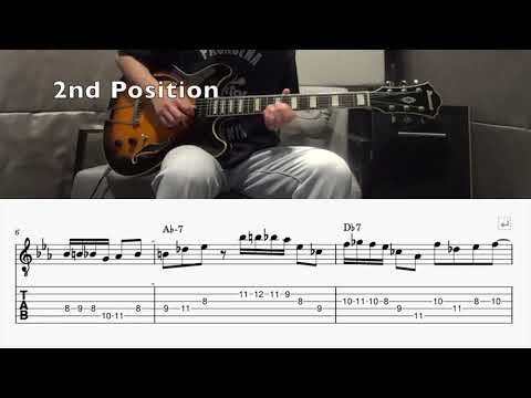 Lick of the Day #20 - Sonny Rollins ii V Lick in two different positions with TAB