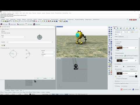 Rhino7 impostazioni di rendering  il sole
