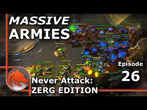 StarCraft 2: I Lost over 2100 Units in ONE Game! - Never Attack to Grandmaster ZERG Edition