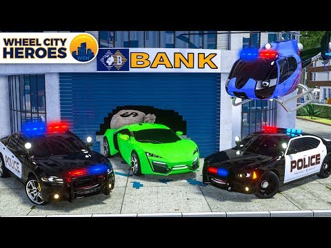 Police Motorcycle, Police Car, Patrol Truck Catching Sport Car | Wheel City Heroes (WCH) New Cartoon