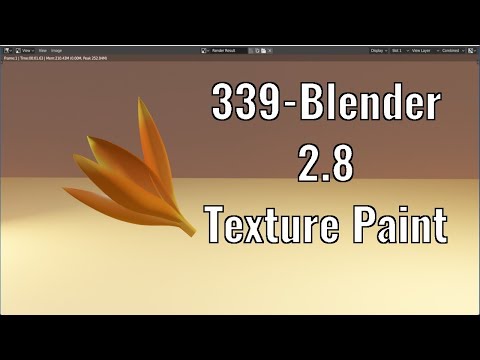 339- Blender 2.8 - Texture Paint
