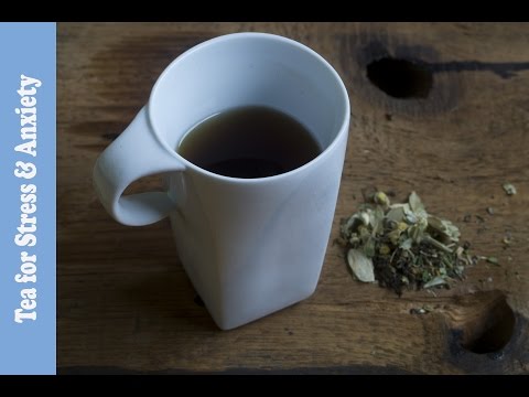 Herbal tea for anxiety and stress management
