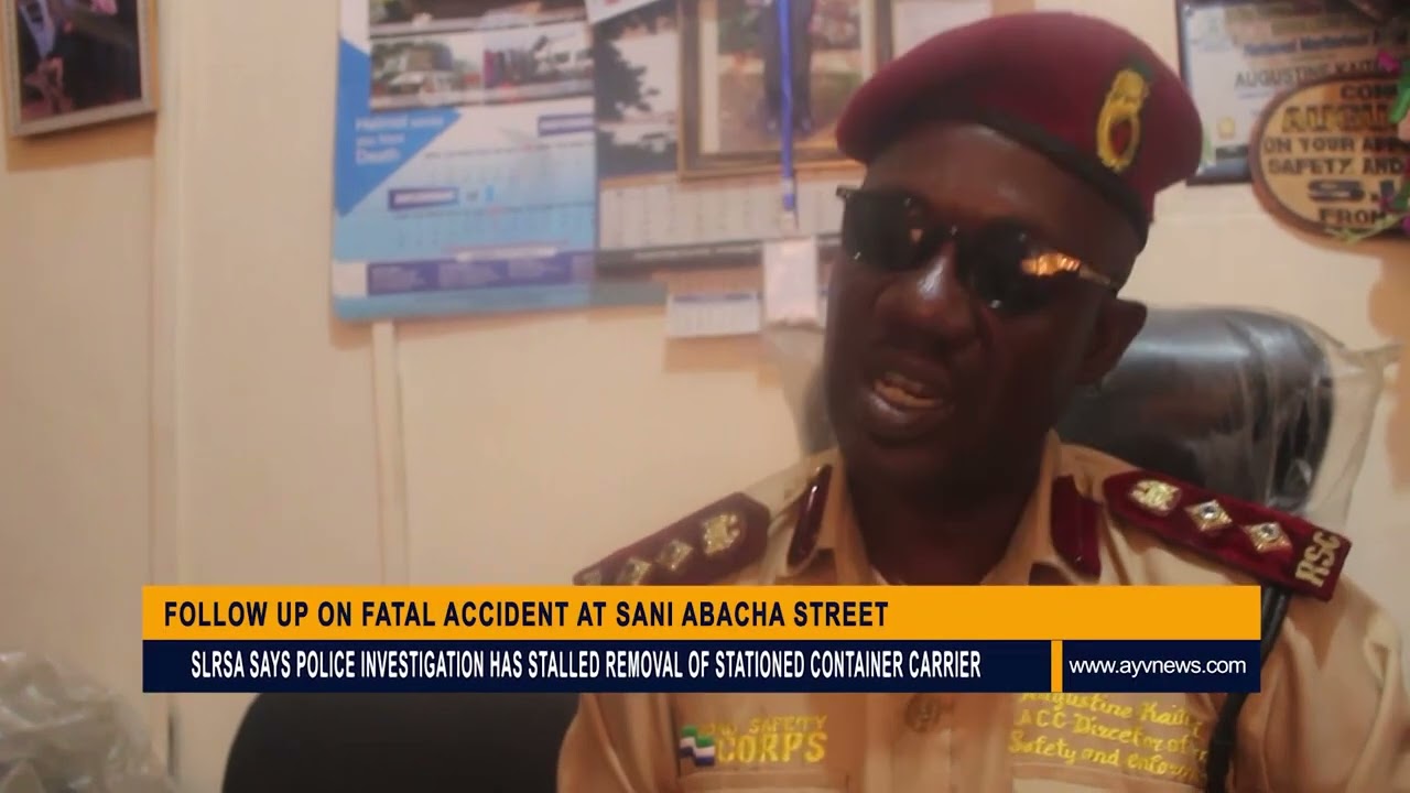 PTN SLRSSLRSA RESPONDS TO STALLED CONTAINER AT SANI ABACHA STREET
