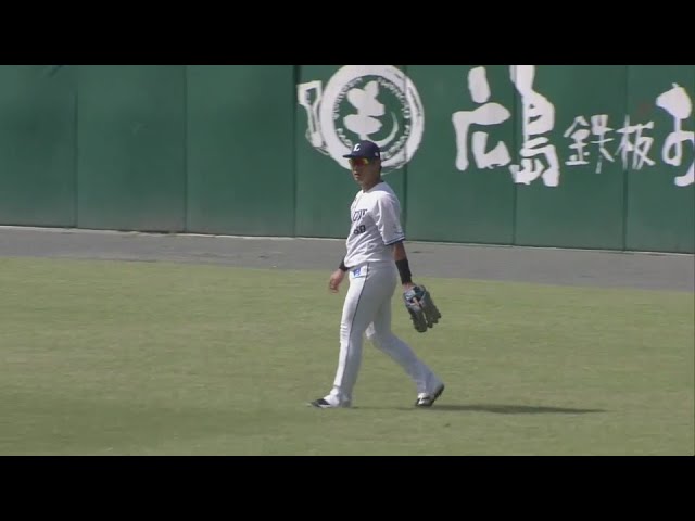 【ファーム】走って走ってジャンピングキャッチ!! ライオンズ・岸潤一郎のファインプレー!! 2024年9月6日 埼玉西武ライオンズ 対 東北楽天ゴールデンイーグルス