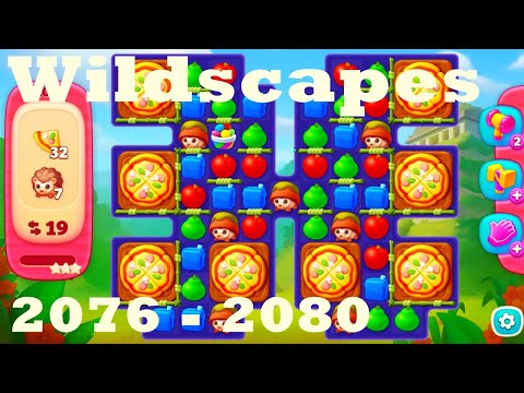 Wildscapes Level 2076 - 2080 HD Walkthrough | 3 - match game | gameplay | android | ios | pc | app