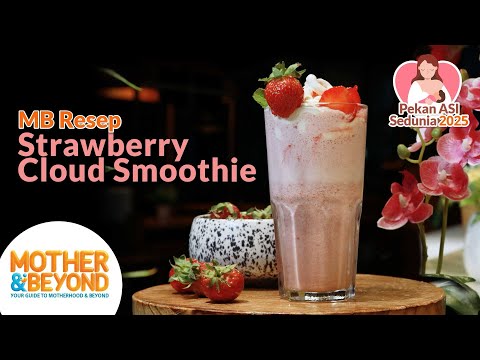 MB Resep: Strawberry Cloud Smoothie