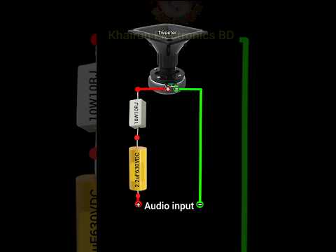How to install Tweeter Speaker into Amplifier #youtubeshorts #shortsfeed #khairunelectronicsbd