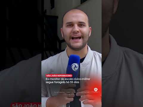 O ex monitor da Escola Cívico Militar sgue foragido à 55 dias