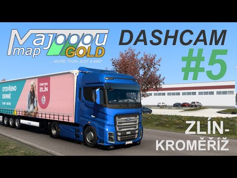 Ze Zlína do Kroměříže - |MajooouMap Dashcam #5|