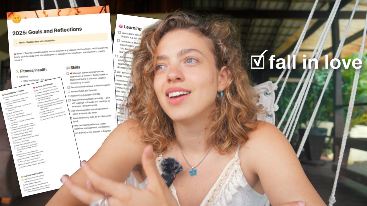 My 95 Goals for 2025: How to Set Goals You Complete 💌