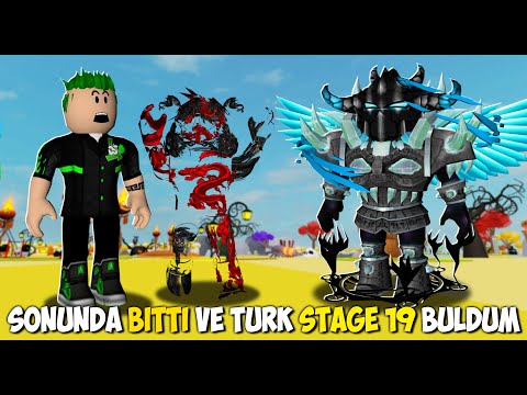 💪🏻 Sonunda BİTİRDİM ve STAGE 19 TÜRK BULDUM 💪🏻 Roblox Lifting Simulator