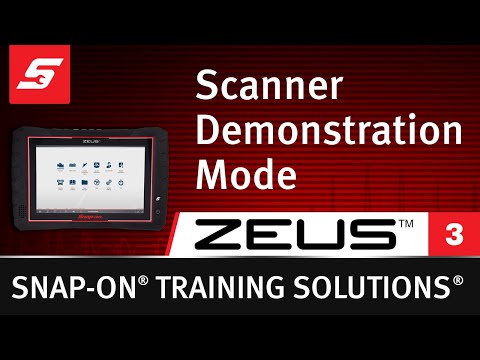 Scanner Demonstration Mode: ZEUS® (Pt. 3/14) | Snap-on Training Solutions®