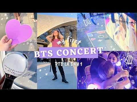 I Flew Across The Country to See BTS | PTD LA Day 1 Vlog *merch, sofi lines, concert*