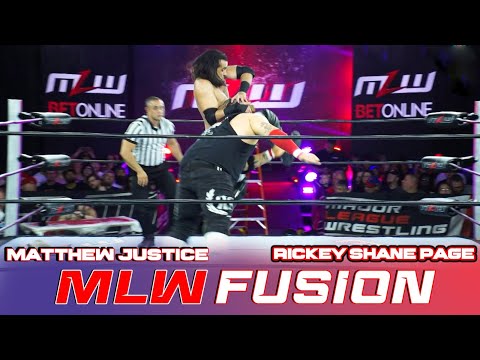 Major League Wrestling | Matthew Justice Vs Rickey Shane Page | MLW Fusion | #mlw |