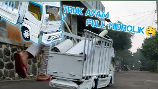 Download lagu TEST OMLENG MINIATURE FULL HYDRAULIC CHICKEN TRUCK🤤 mp3