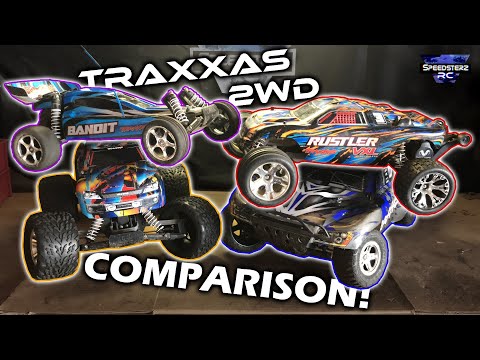 Traxxas 2wd COMPARISON and REVIEW! All about the Rustler, Bandit, Slash, and Stampede