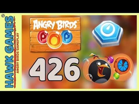 Angry Birds Stella POP Bubble Shooter Level 426 - Walkthrough, No Boosters