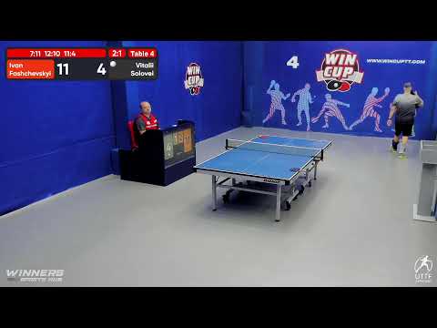 06:30 Фащевский Иван  3-1 Соловей Виталий  стол 4  ЮГ-7  06.08.22