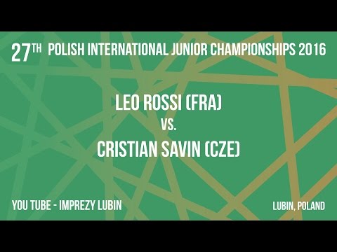 #PJ2016 LUBIN - MS QF - ROSSI (FRA) vs SAVIN (CZE)