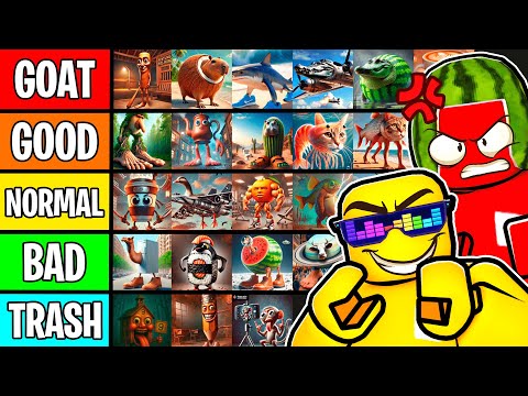 Making The PERFECT BRAINROT Tier List In Roblox