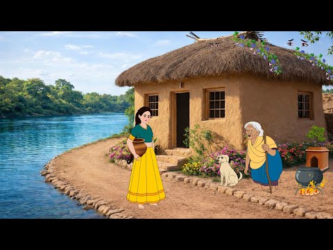खाली बर्तन और जलता चूल्हा | एक बूढी मां की कहानी | Moral story | hindi story | cartoon stories |