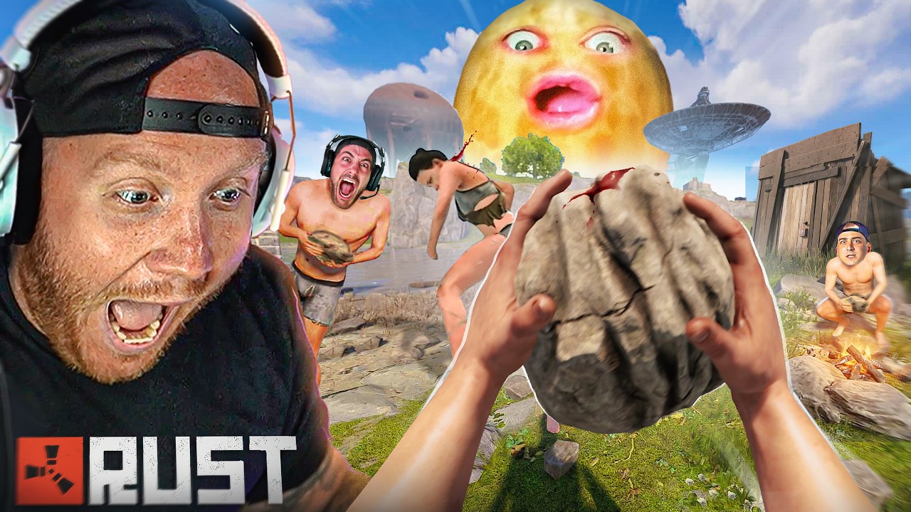 THE BOYS PLAY RUST FOR THE FIRST TIME 